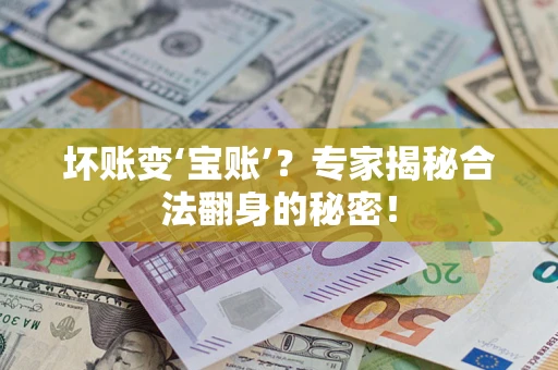 北京坏账变‘宝账’？专家揭秘合法翻身的秘密！