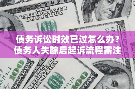 北京债务诉讼时效已过怎么办？债务人失踪后起诉流程需注意什么？