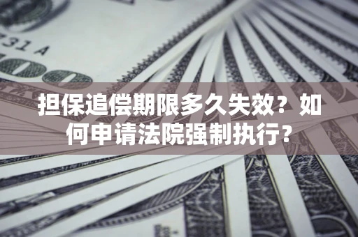 北京担保追偿期限多久失效？如何申请法院强制执行？