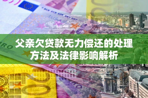 北京父亲欠贷款无力偿还的处理方法及法律影响解析