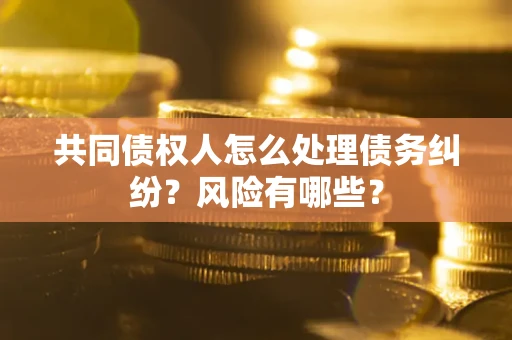 北京共同债权人怎么处理债务纠纷？风险有哪些？