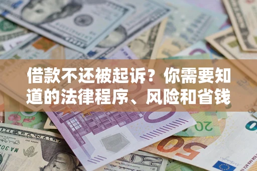 北京借款不还被起诉？你需要知道的法律程序、风险和省钱技巧