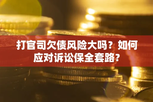 北京打官司欠债风险大吗？如何应对诉讼保全套路？
